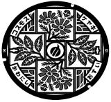 川西町マンホール(新型)